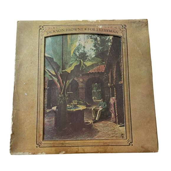 Jackson Browne "For Everyman" 12 inch LP Vintage Record-Fair Condition - Picture 1 of 9